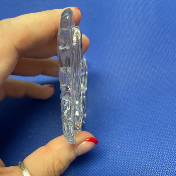 Vintage Clear Glass Butterfly Trinket Box - Picture 9 of 16